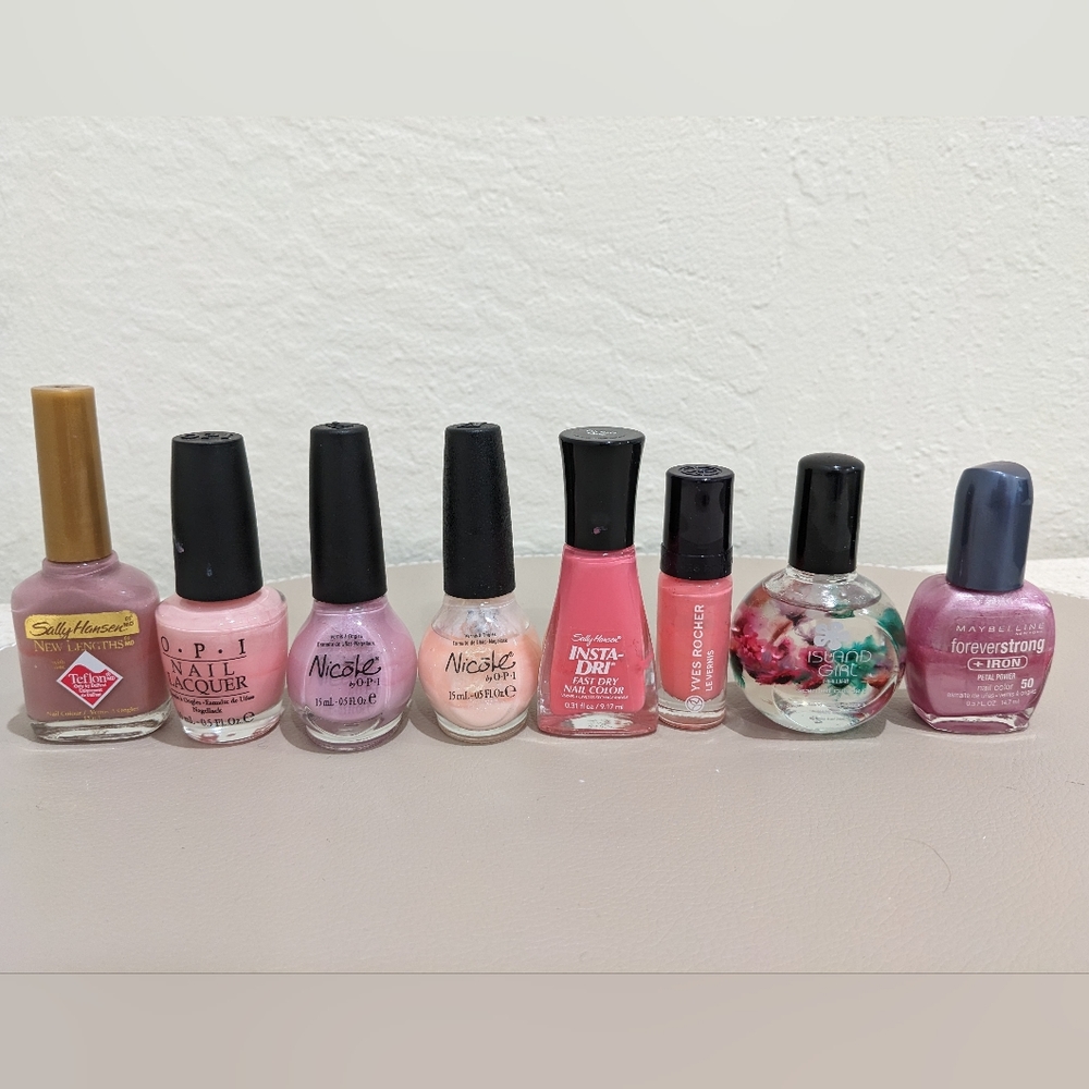 7 Nail Polish + 1 Cuticle Oil